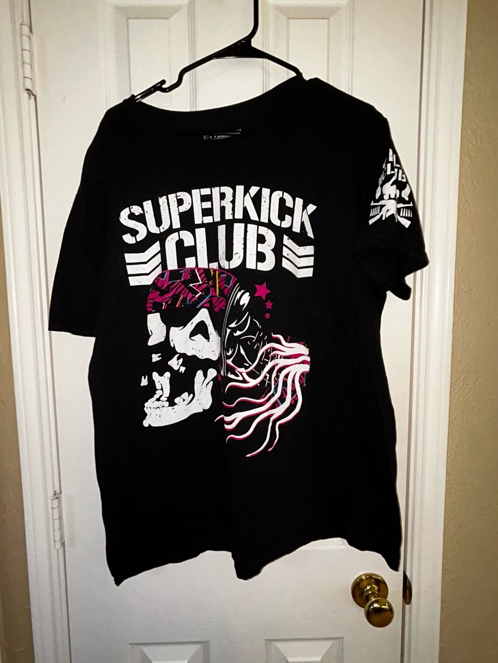 The Young Bucks Bullet Club T-shirt, Super Kick Club, Pro Wrestling Tees Size XL